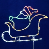 18 x 13 LED Light Santa