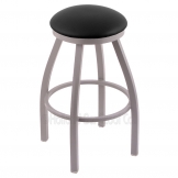 X802 25 inch Misha Swivel Counter Heavy Duty Stool w/ Extra Wide Cushion Seat