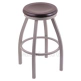 X802 Misha 25 inch Swivel Counter Heavy Duty Stool w/ Extra Wide Wood Seat