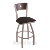 XL830 36 inch Voltaire Swivel Bar Heavy Duty Stool w/ Extra Wide Cushion Seat