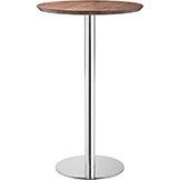 Modern Bergen Bar Table: Walnut