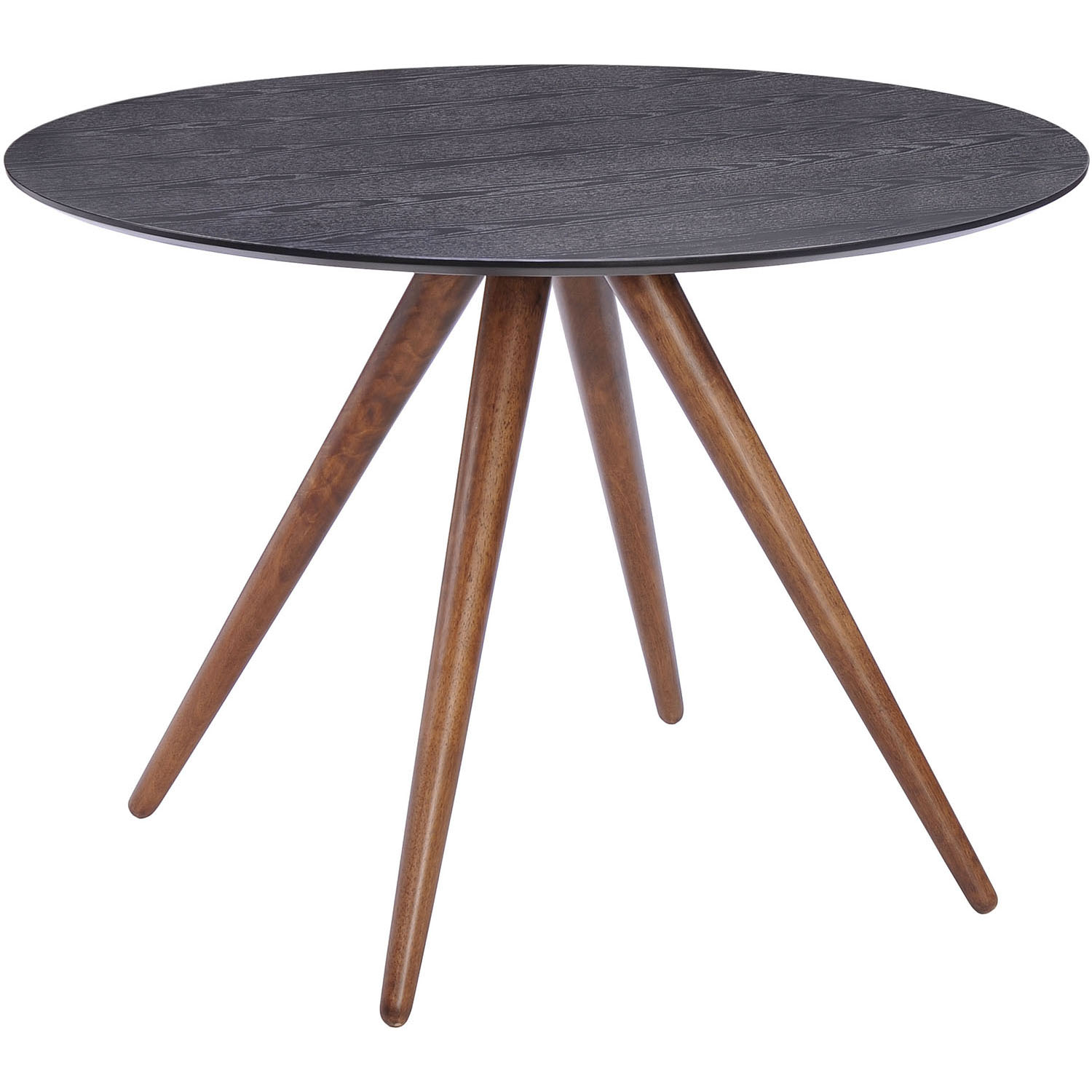 Modern Grapeland Heights Walnut & Black Dining Table