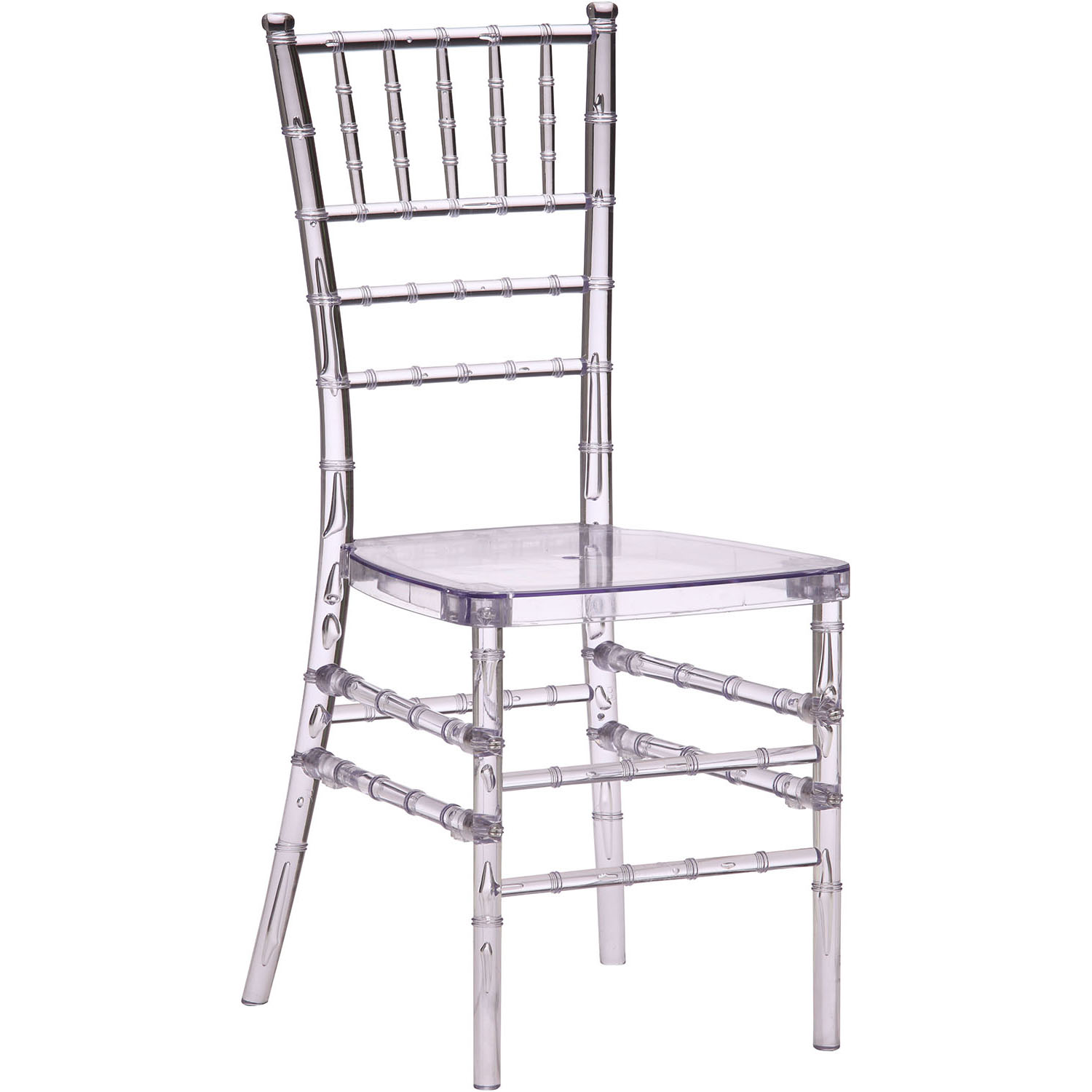 Modern Diamond Dining Chair: Transparent