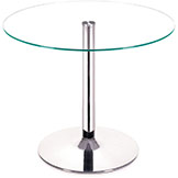 Modern Galaxy Chrome Dining Table