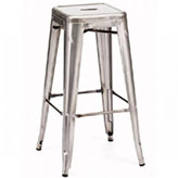 Era Elio Counter Chair: Gunmetal