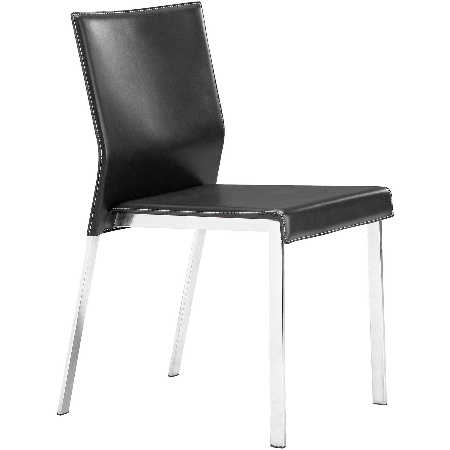 Modern Boxter Dining Chairs (Set of 2): Black
