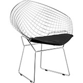 Modern Net Dining Chairs (Set of 2)