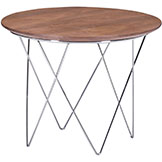 Modern Macho Side Table: Walnut