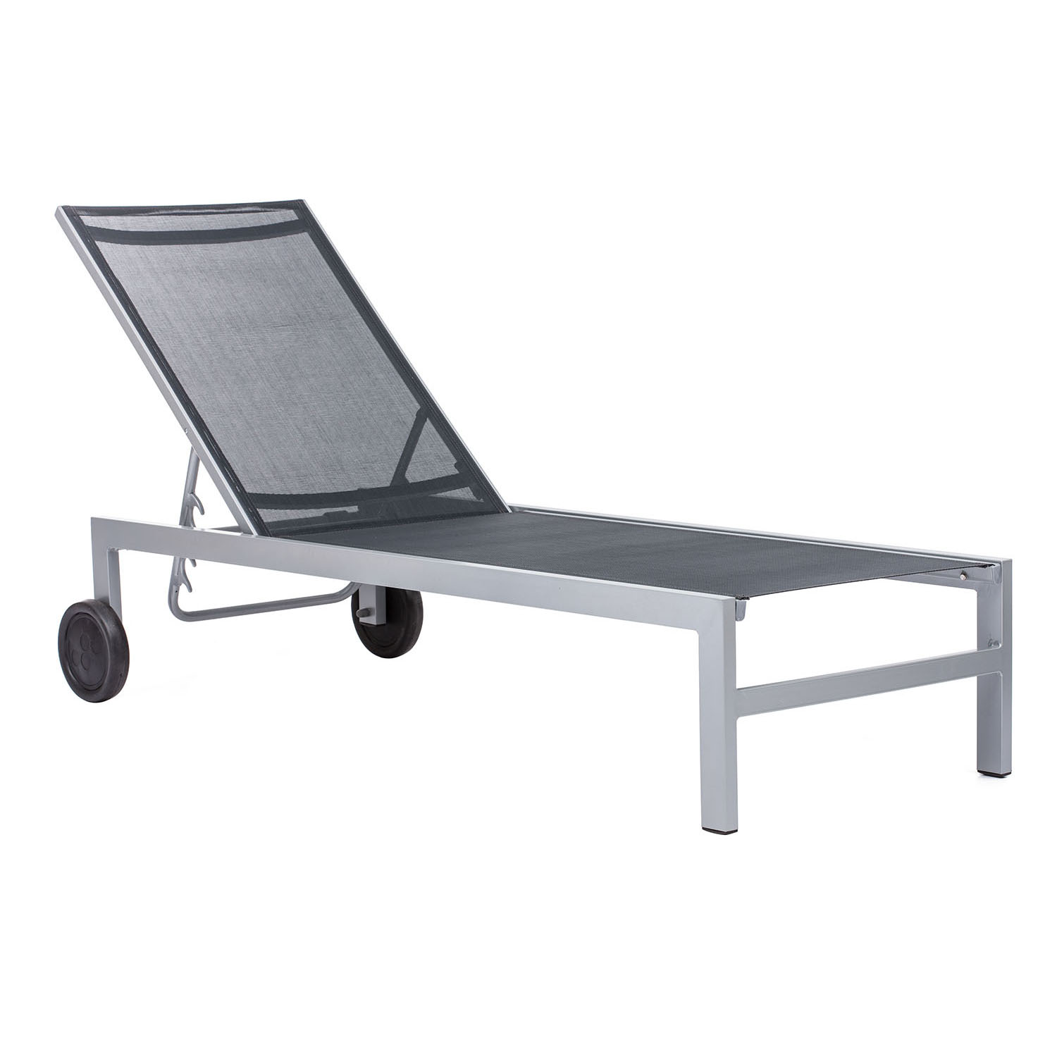 Outdoor Castle Peak Rear-Wheeled Chaise Lounge