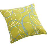 Outdoor Bunny Pillow Olive Green Base With Pattern: Size Options