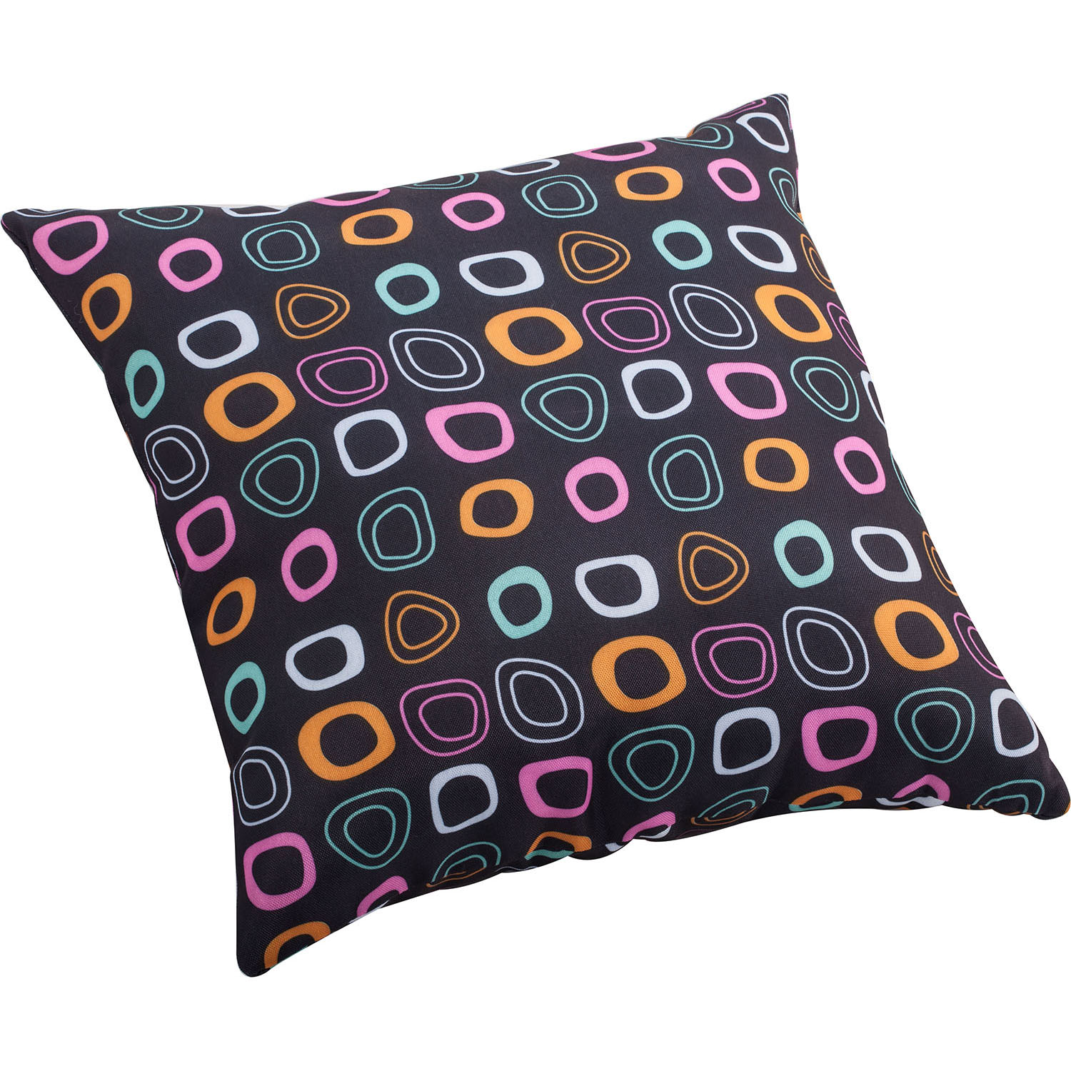 Outdoor Kitten Pillow With Multicolor Pattern: Size Options