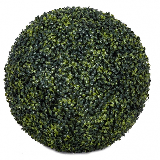 20 inch Polyblend Outdoor Boxwood Ball: UV Protected